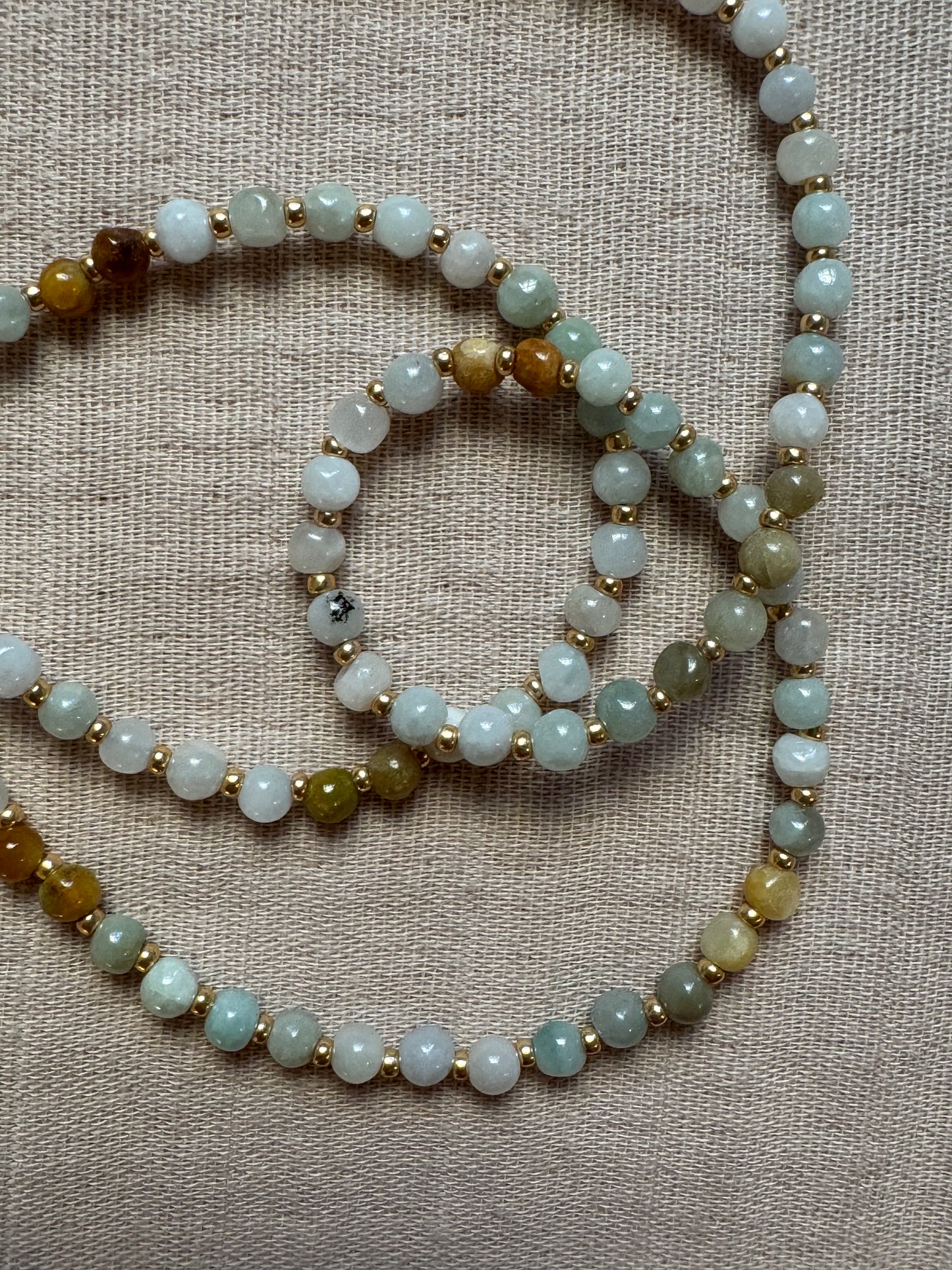 seafoam necklace